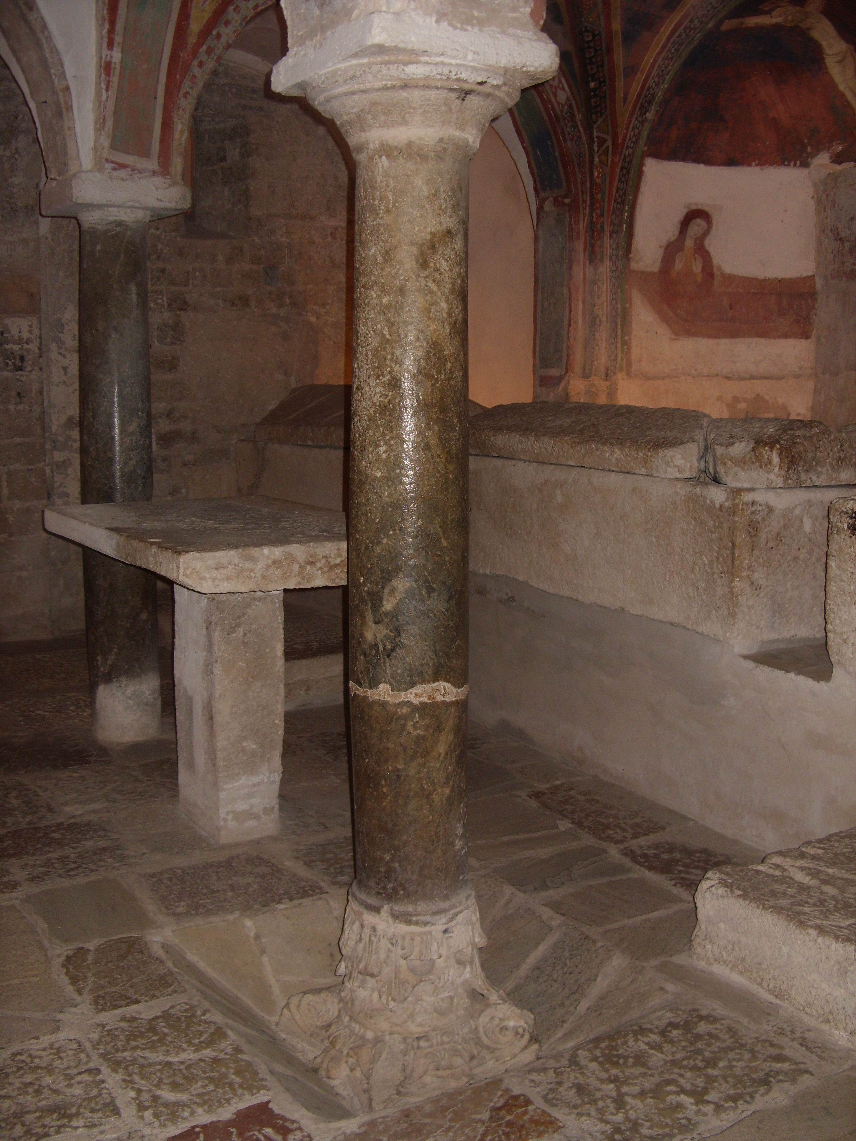 Krypta w kościele San Ponziano Spoleto